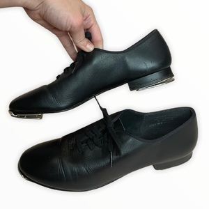 Danshūz Split Sole Jazz Lace Up Leather Tap Shoes